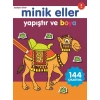 Kitap: Minik Eller Yapıştır Ve Boya - Bordo Kitap