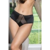 SATEN TOPARLAYICI MİNİMİZER SÜTYEN VE YÜKSEK BEL SLİP KÜLOT TAKIM SİYAH (MGP31521)
