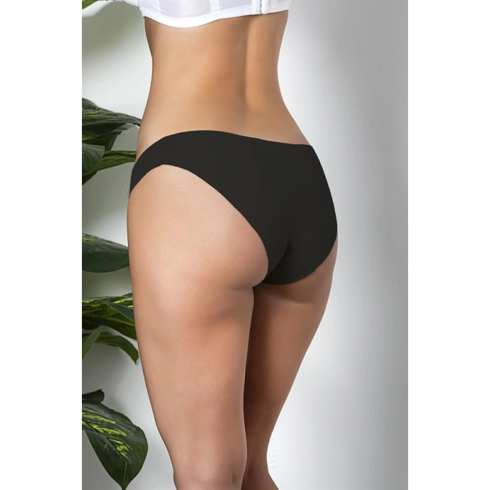 3'LÜ DİKİŞSİZ, İZ YAPMAZ, LAZER KESİM, SLİP KÜLOT SİYAH (MGP21261)