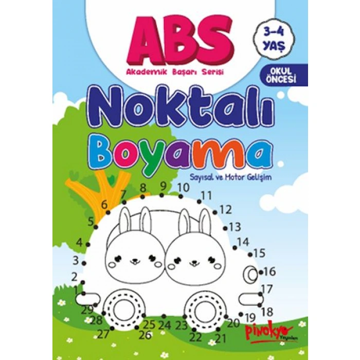 Kitap: ABS 3-4 Yaş Noktalı Boyama