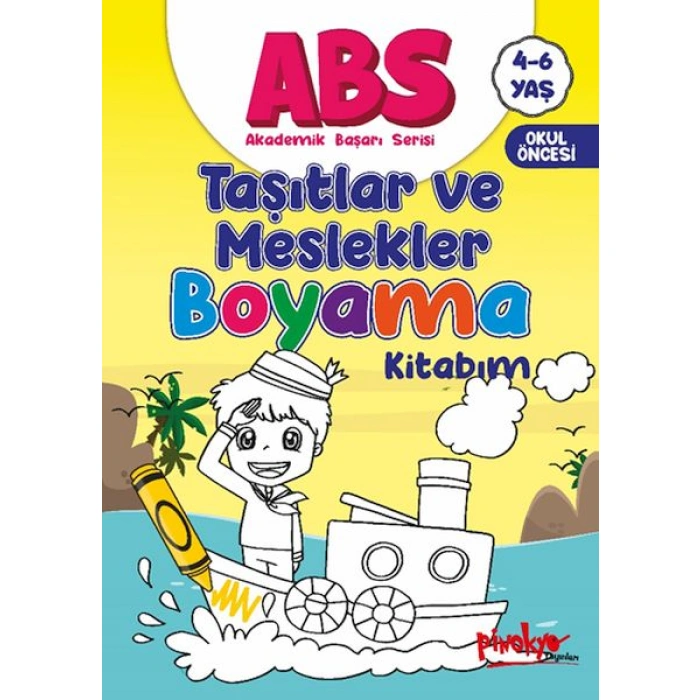 Kitap: ABS 4-6 Yaş Taşıtlar ve Meslekler Kitabım