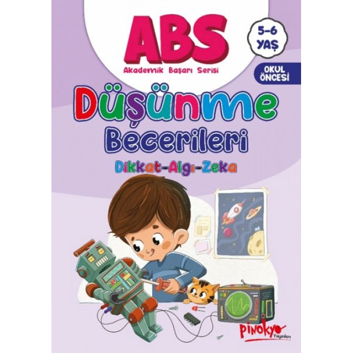 Kitap: ABS 5-6 Yaş Düşünme Becerileri Dikkat-Algı-Zeka