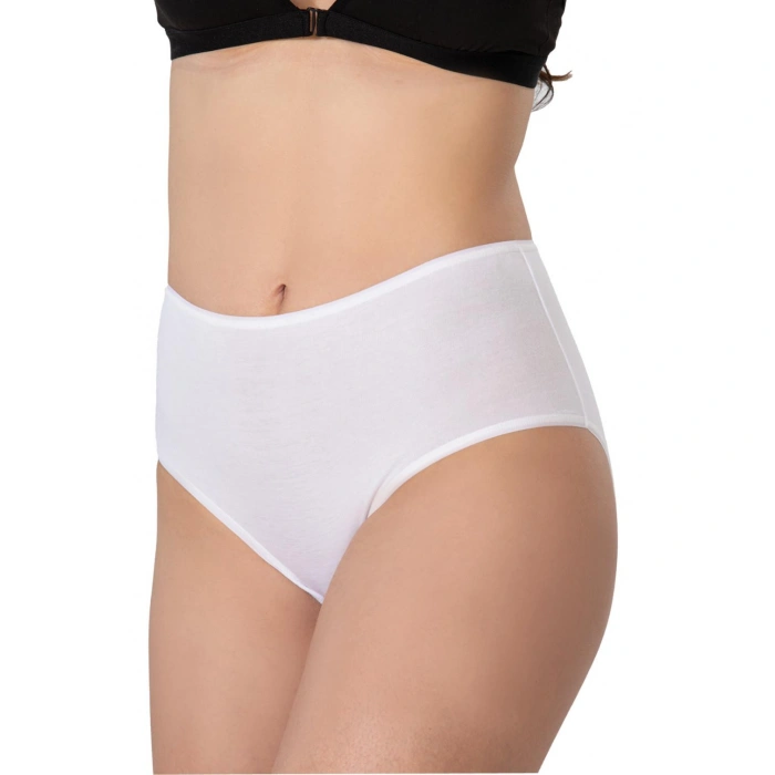 BEYAZ MI Emay 1442 Modal Coton Yüksekbel Külot