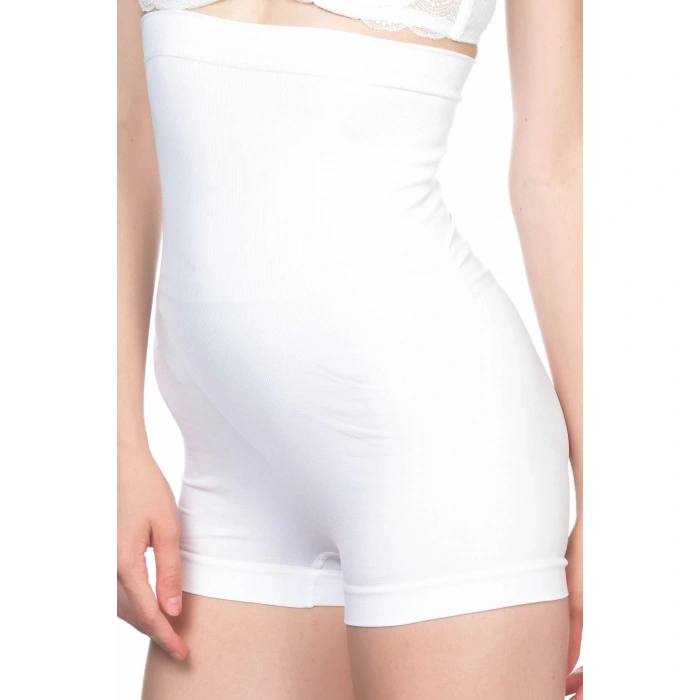 BEYAZ MI Emay 2047 Yüksek Bel Boxer Korse
