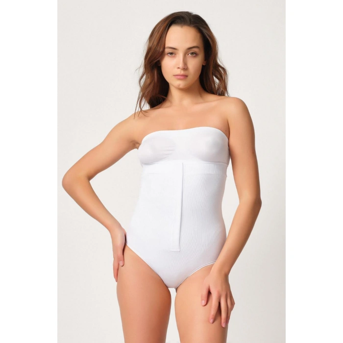 BEYAZ MI Emay 2088 Önden Agraflı Slip Korse