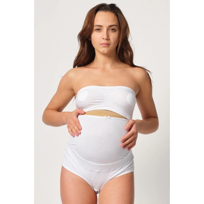 BEYAZ MI Emay 2825 Cotton Hamile Karın Destekleyici Slip Korse