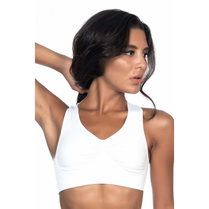 BEYAZ MI Emay 4011 Sporcu Toparlayıcı Büstiyer