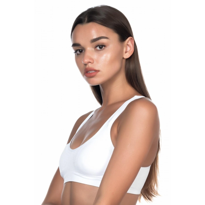 BEYAZ MI Emay 4025 Pedli Sporcu Büstiyer