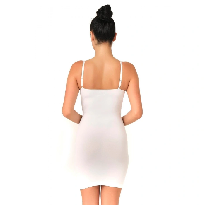BEYAZ MI Emay 5060 Göğsü Açık Elbise Korse