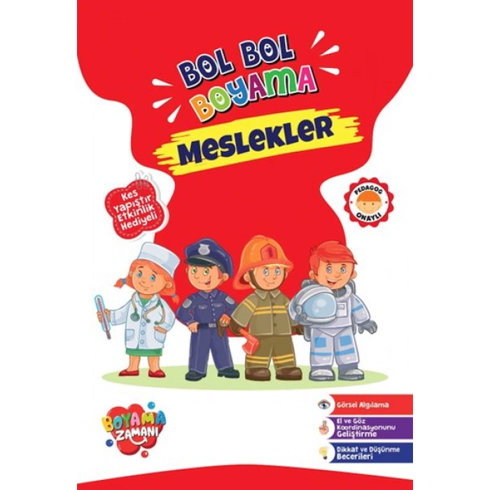 Kitap: Bol Bol Boyama - Meslekler