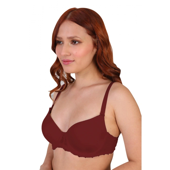 BORDO MI 189D Pedli Dantelli Balenli Sütyen