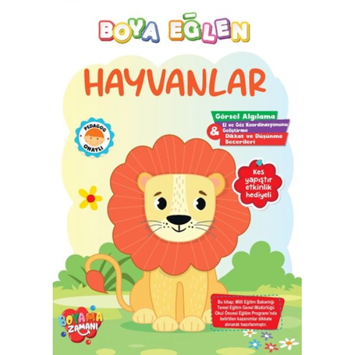 Kitap: Boya Eğlen - Hayvanlar