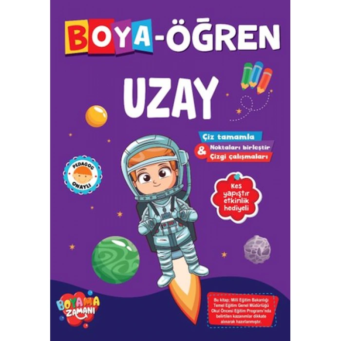 Kitap: Boya Öğren - Uzay