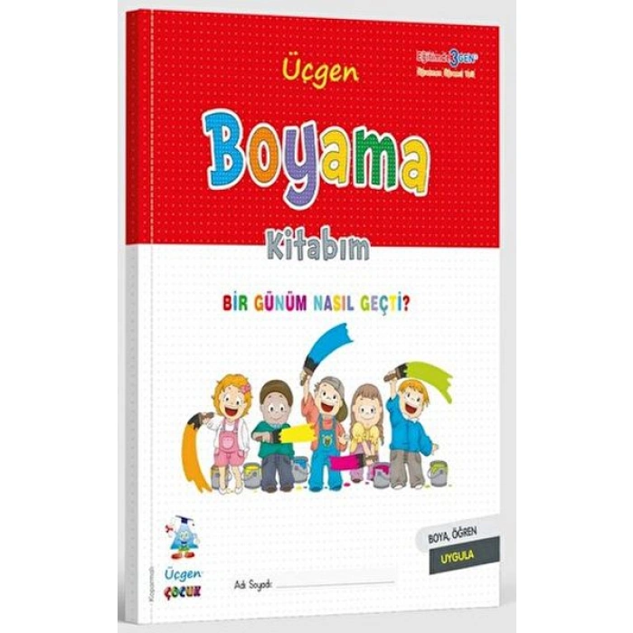 Kitap: Boyama Kitabım - Bir Günüm Nasıl Geçti?