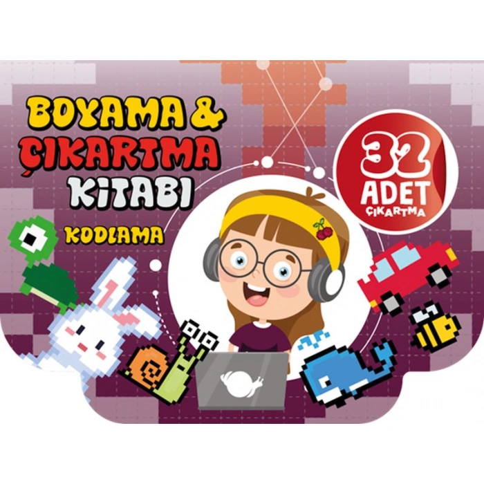 Kitap: Boyama Ve Çıkartma Kitabı Kodlama