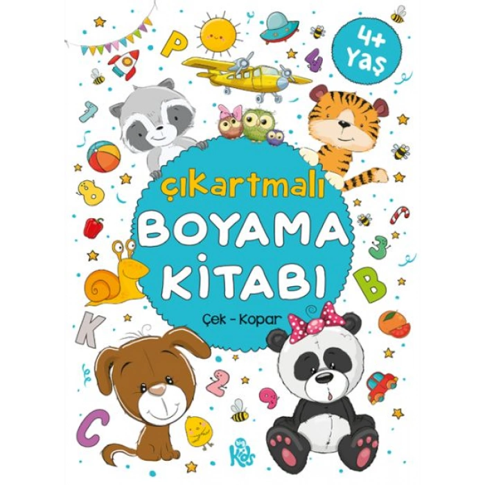 Kitap: Çıkartmalı Boyama Kitabı - 4 Yaş +