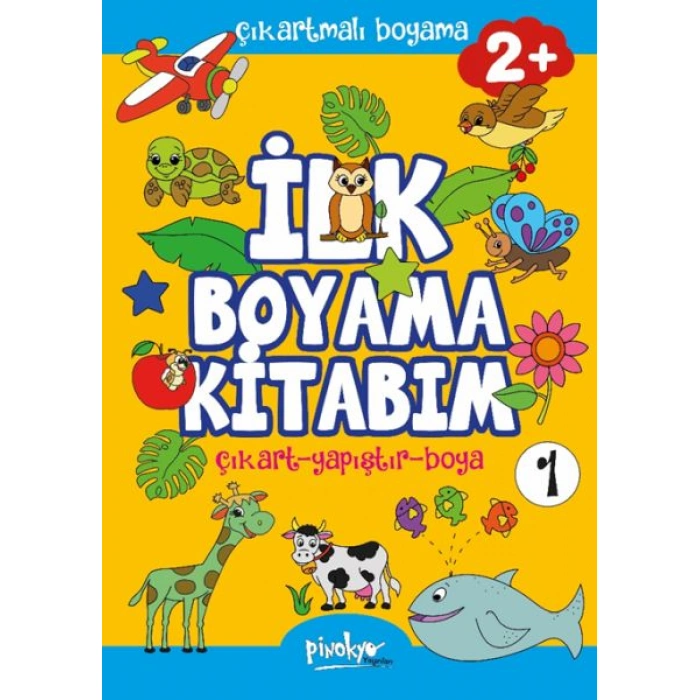 Kitap: Çıkartmalı İlk Boyama Kitabım 2+ Yaş-1