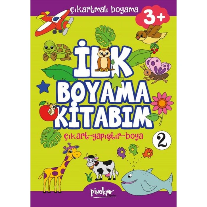 Kitap: Çıkartmalı İlk Boyama Kitabım 3+ Yaş-2