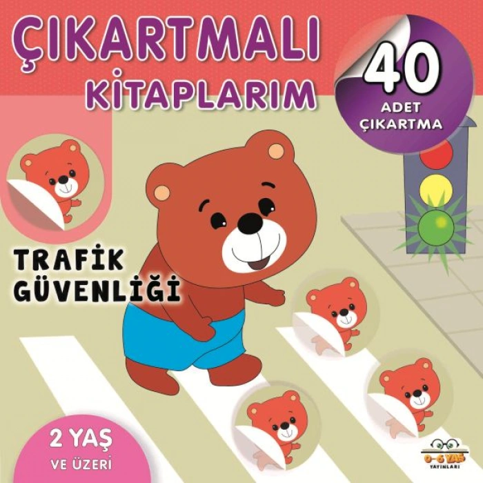 Kitap: Çıkartmalı Kitaplarım-Trafik Güvenliği