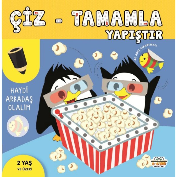 Kitap: Çiz-Tamamla-Yapıştır Haydi Arkadaş Olalım