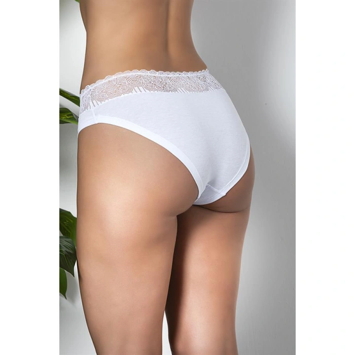 DANTEL DETAYLI SLİP KÜLOT BEYAZ (MGP21781)