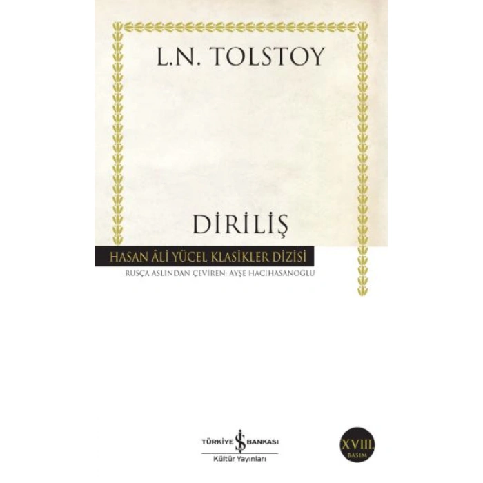Kitap: Diriliş - Hasan Ali Yücel Klasikleri