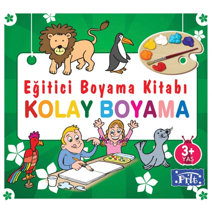 Kitap: Eğitici Boyama Kitabı - Kolay Boyama