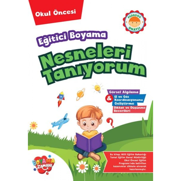 Kitap: Eğitici Boyama - Nesneleri Tanıyorum