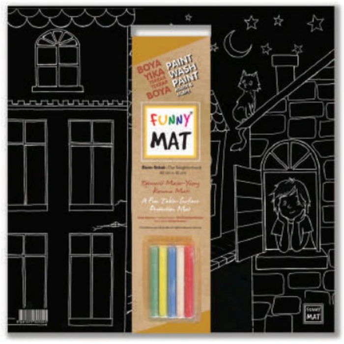 Kitap: Funny Mat - Bizim Sokak 40x40cm