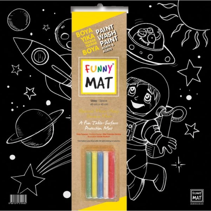 Kitap: Funny Mat Black Uzay (Tebeşirli)