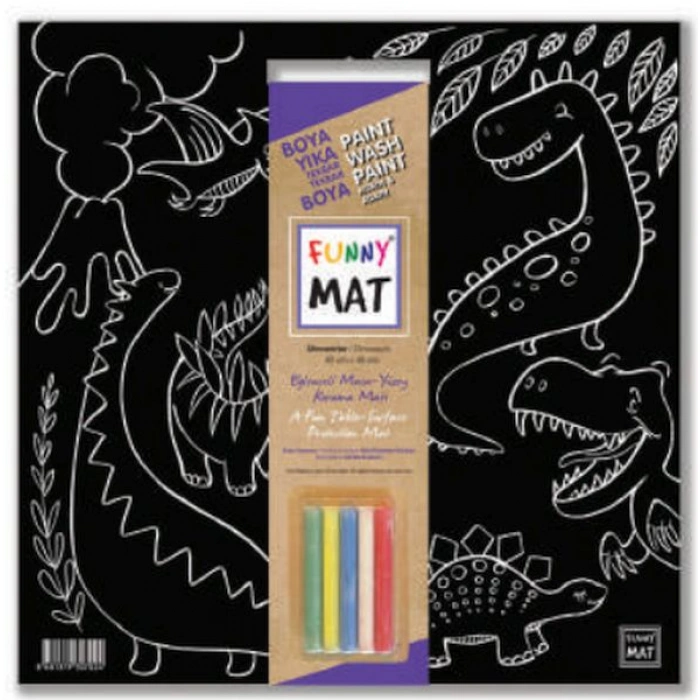 Kitap: Funny Mat - Dinozorlar 40x40cm
