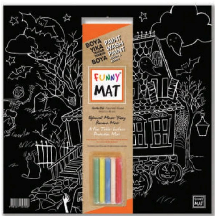 Kitap: Funny Mat - Korku Evi 40x40cm