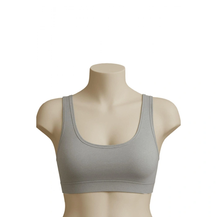 GRİ MI Emay 1816 6'Lı Pedli Kalın Askılı Alıştırma Sütyeni