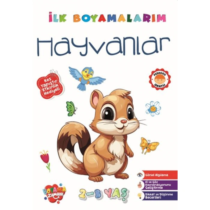 Kitap: İlk Boyamalarım -Hayvanlar