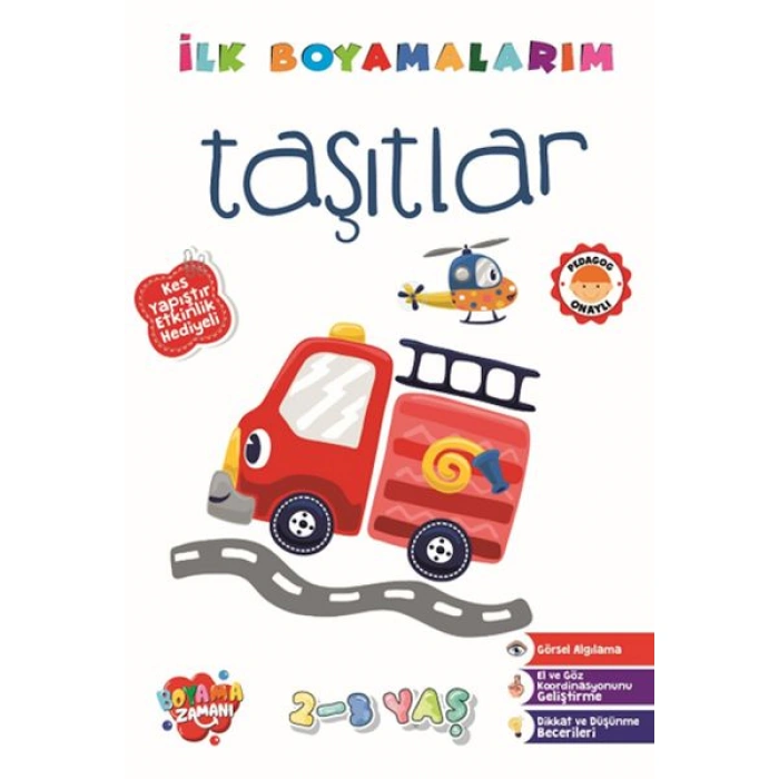 Kitap: İlk Boyamalarım - Taşıtlar