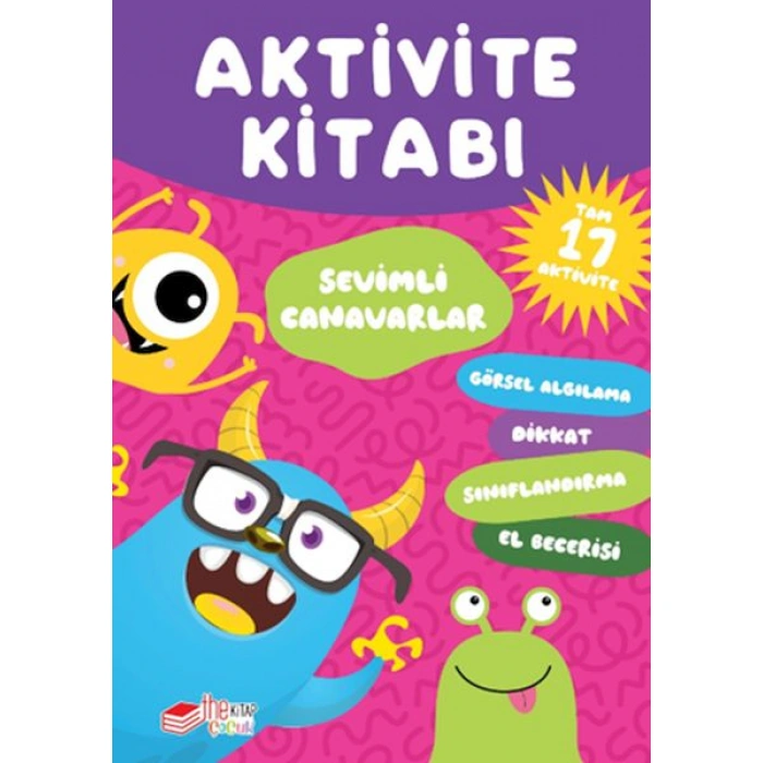 Kitap: Loli Papi Serisi Aktivite Kitabı Sevimli Canavarlar