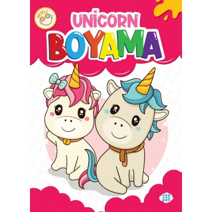 Kitap: Neşeli Unicorn Boyama