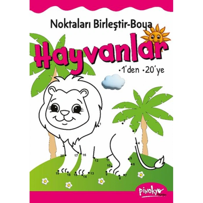 Kitap: Noktaları Birleştir-Boya Hayvanlar-1’den 20’ye