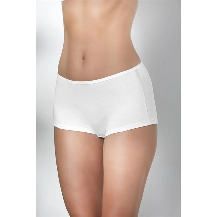 PAMUKLU BOXER KÜLOT BEYAZ (MGP2963)
