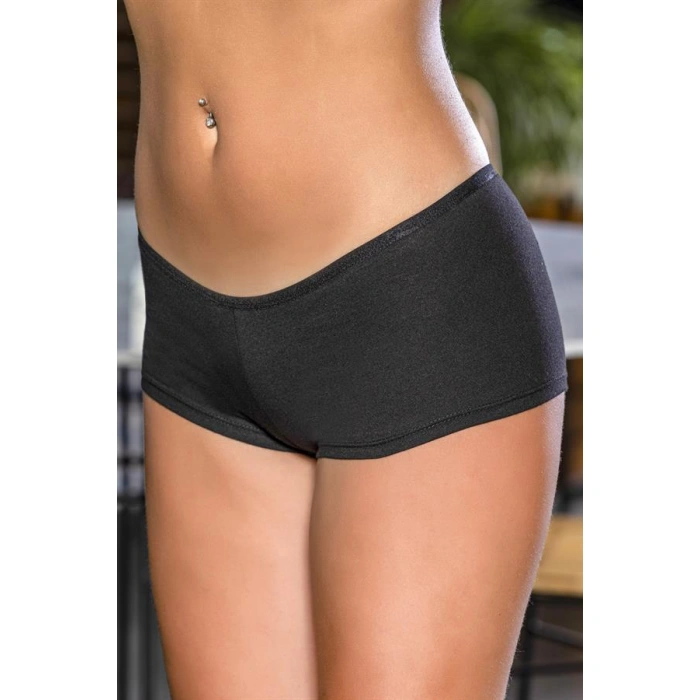 PAMUKLU BOXER KÜLOT SİYAH (MGP2963)