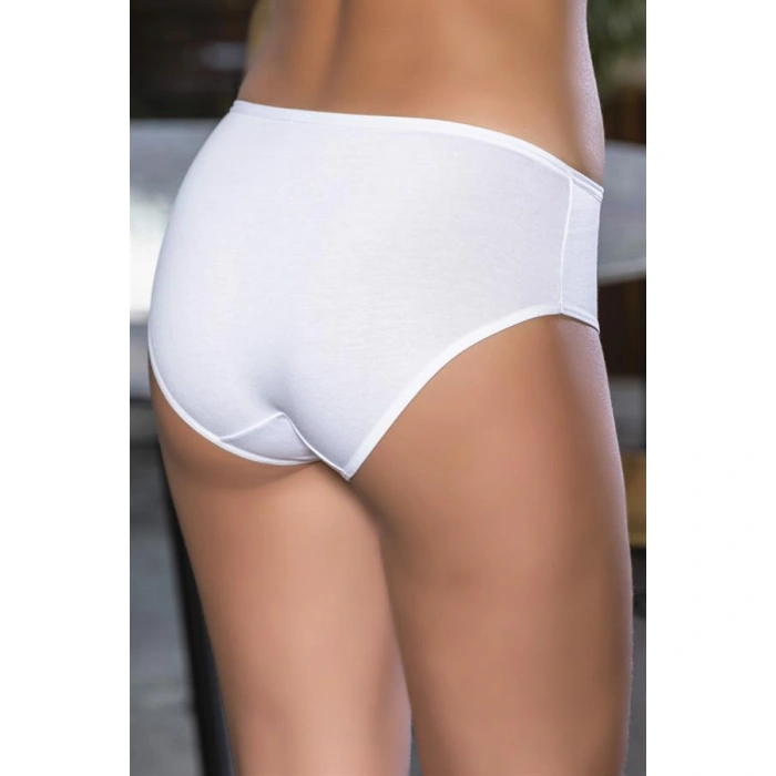 PAMUKLU YÜKSEK BEL SLİP KÜLOT (KARIŞIK) SİYAH-BEYAZ-TEN (MGP2966)