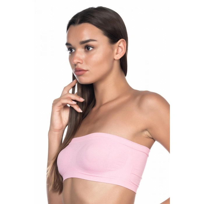 PEMBE MI Emay 4002 Soft Straplez Büstiyer