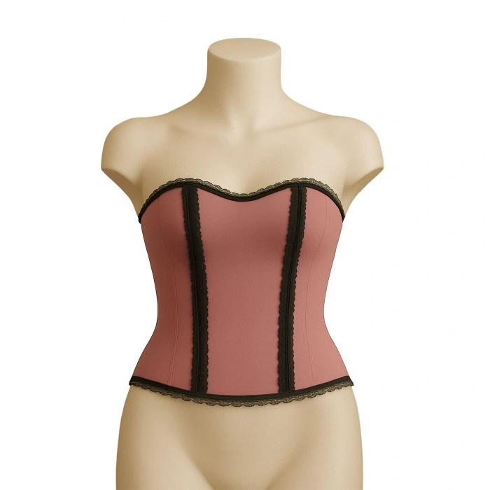 PEMBE MI Emay 9155 F Fırfırlı Terletici Büstiyer