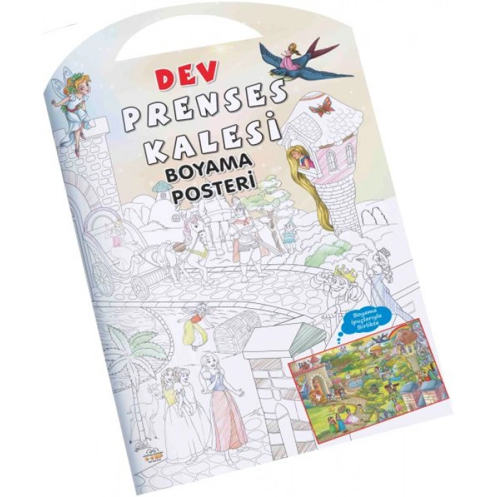 Kitap: Prenses Kalesi Dev Boyama Posteri