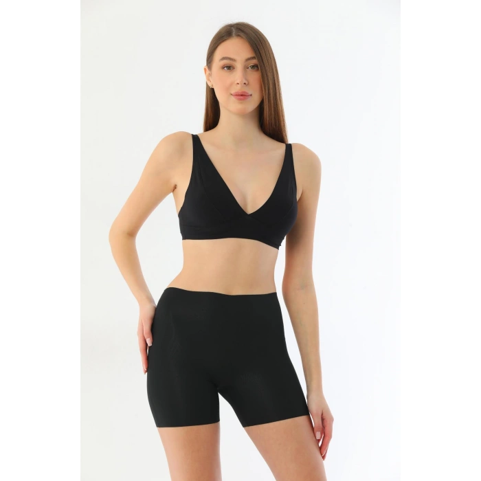 SİYAH MI 2703 Lazer Kesim İz Yapmaz Hayalet Boxer