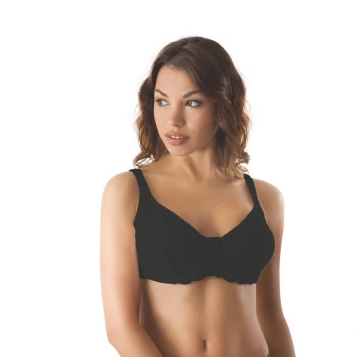 SİYAH MI Emay 164 B Balenli Dantelli Sütyen
