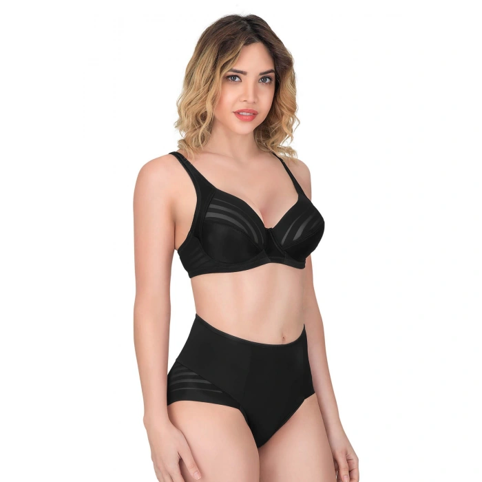 SİYAH MI Emay 177 B Toparlayıcı Sütyen Takım