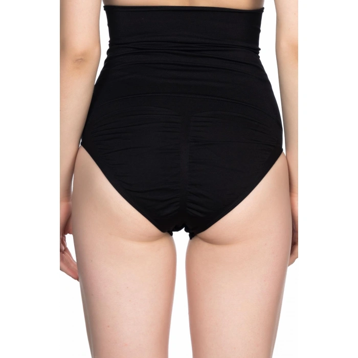 SİYAH MI Emay 2019 Double Yüksek Bel Çıtçıtlı  Slip Korse