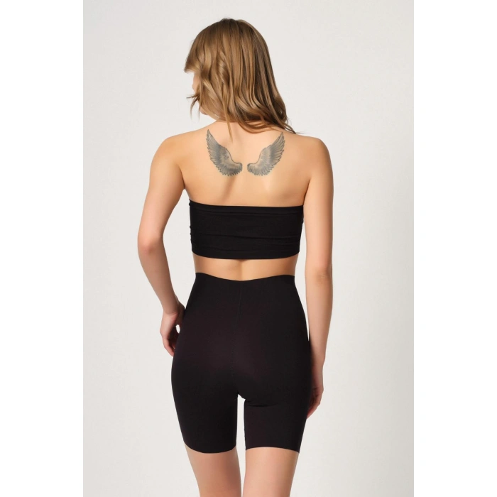 SİYAH MI Emay 2707 Lazer Yüksek Bel Paçalı Hayalet Korse