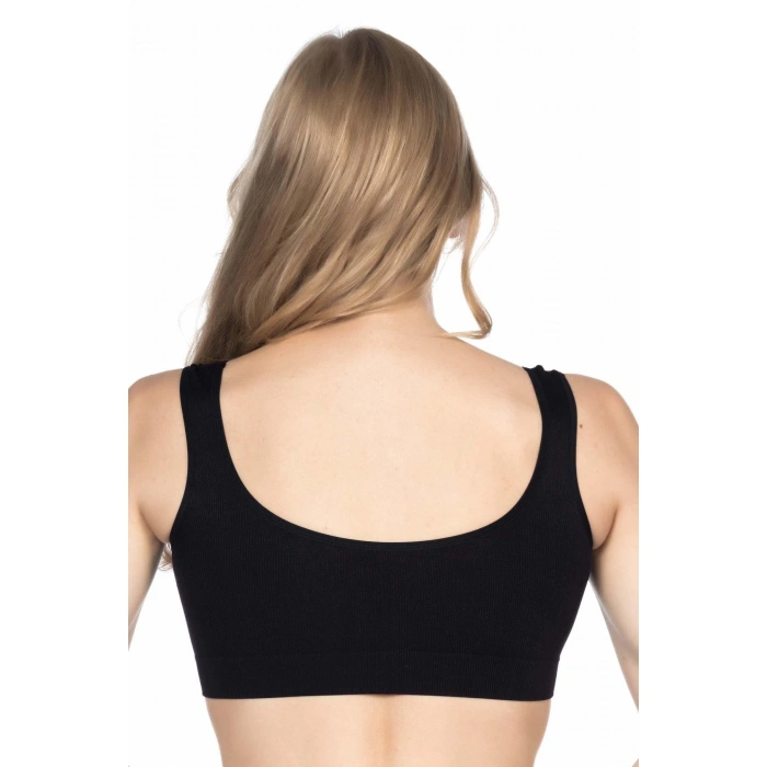 SİYAH MI Emay 4005 Soft Kalın Askı Büstiyer